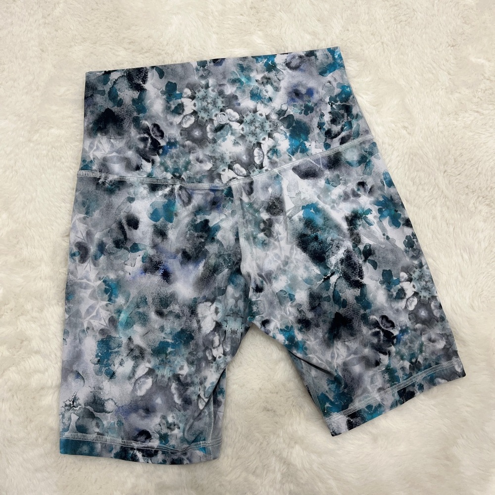NWOT Lululemon Align High-Rise Biker Short 6” Kaleidofloral Multi Nulu Size 6 - Picture 6 of 12